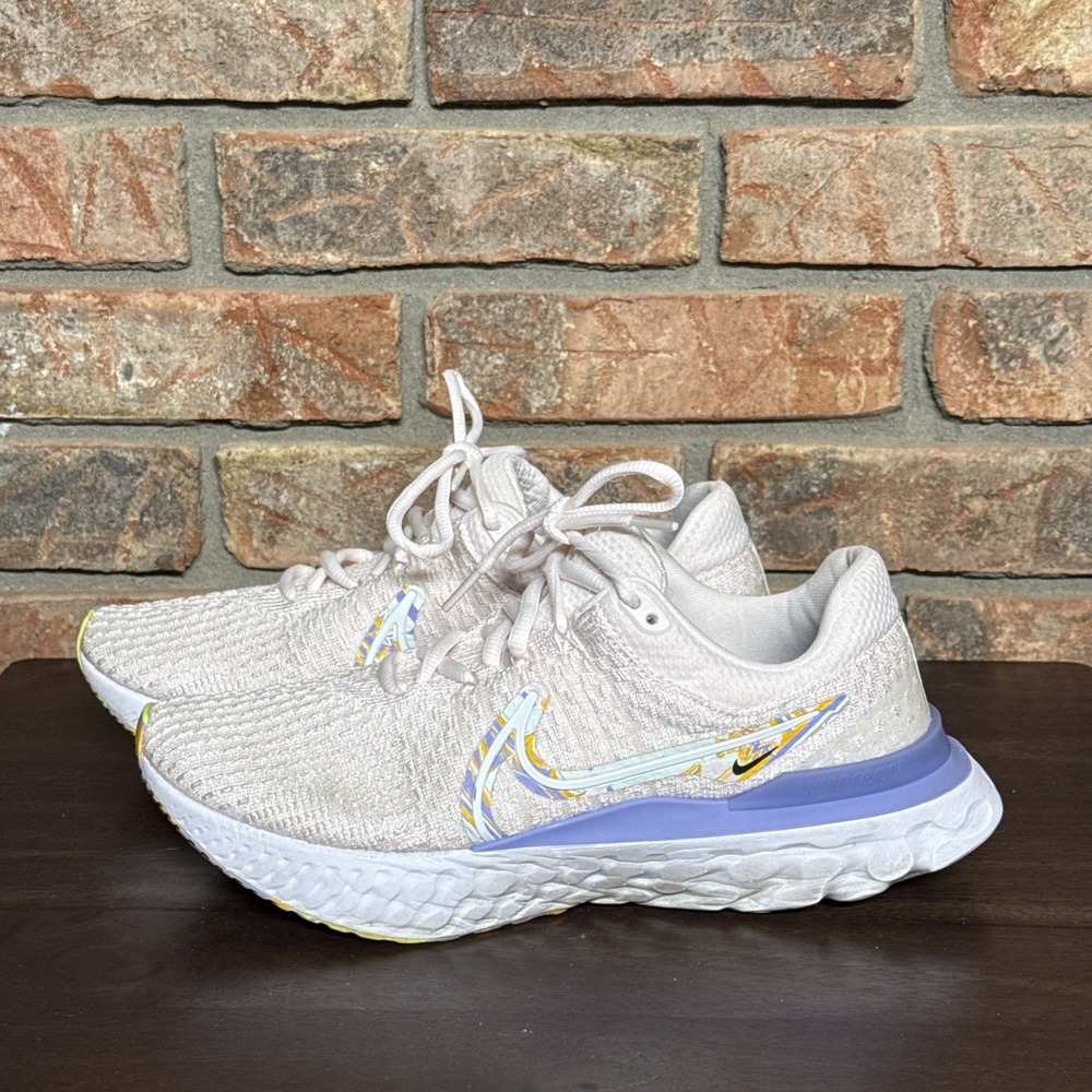 Nike Size 10 Women's React Infinity Run FK 3 PRM Running Shoes DO9477-600 Marble